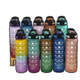Gradient Kettle Fitness Outdoor Sports Kettle Space Cup Plastic Water Bottle