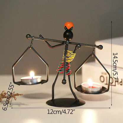 Nordic Metal Candlestick