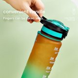 Gradient Kettle Fitness Outdoor Sports Kettle Space Cup Plastic Water Bottle