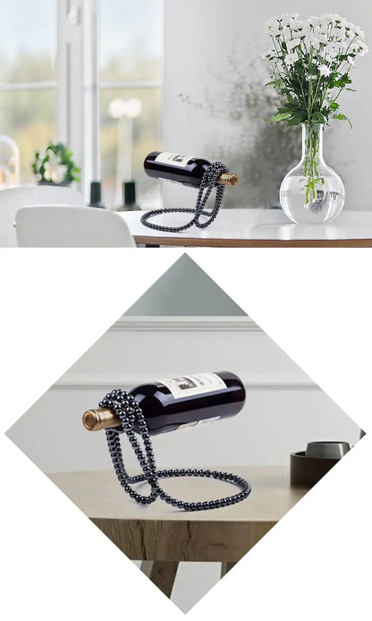 Pearl Necklace Wine Rack