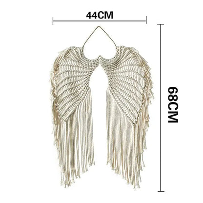 Angel Wings Woven Hanging Decor